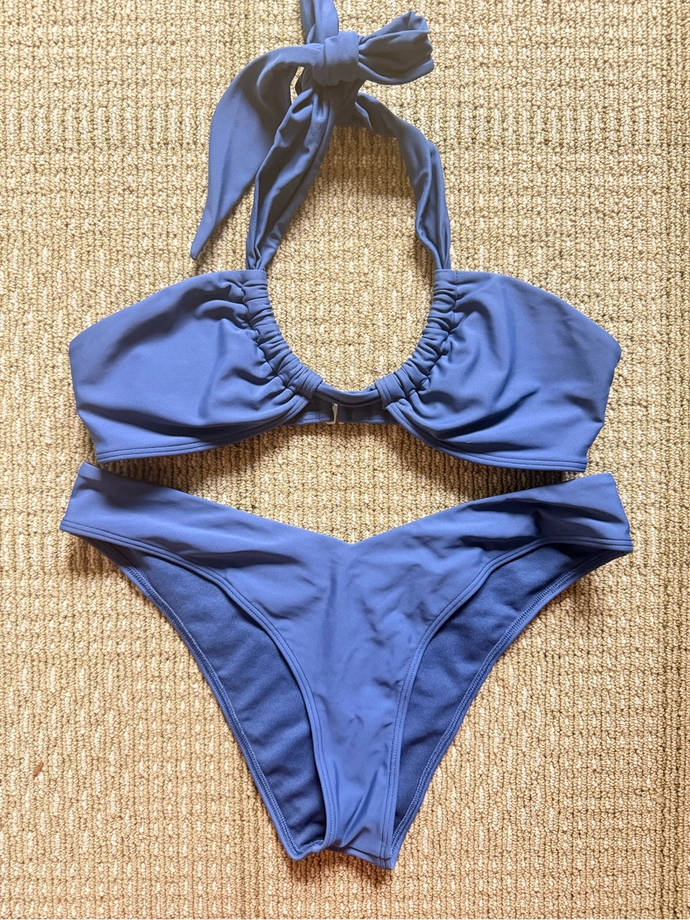 Abercrombie & Fitch Blue Halter Bikini Set